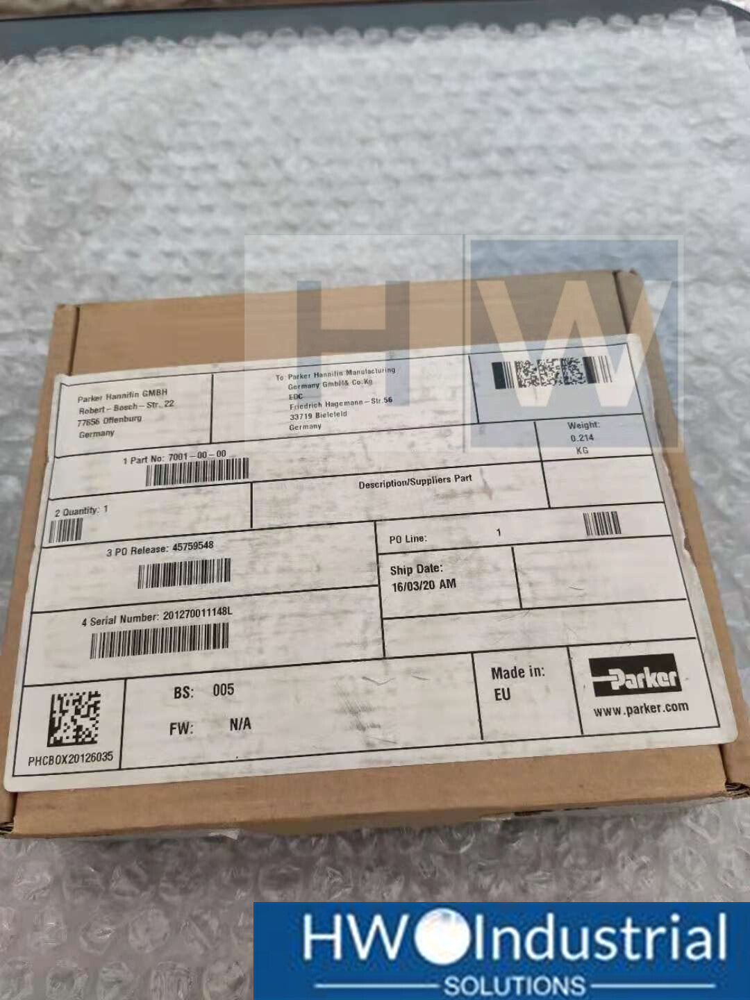 1PC 7001-01-00 Parker Frequency Converter AC30 Operation Panel