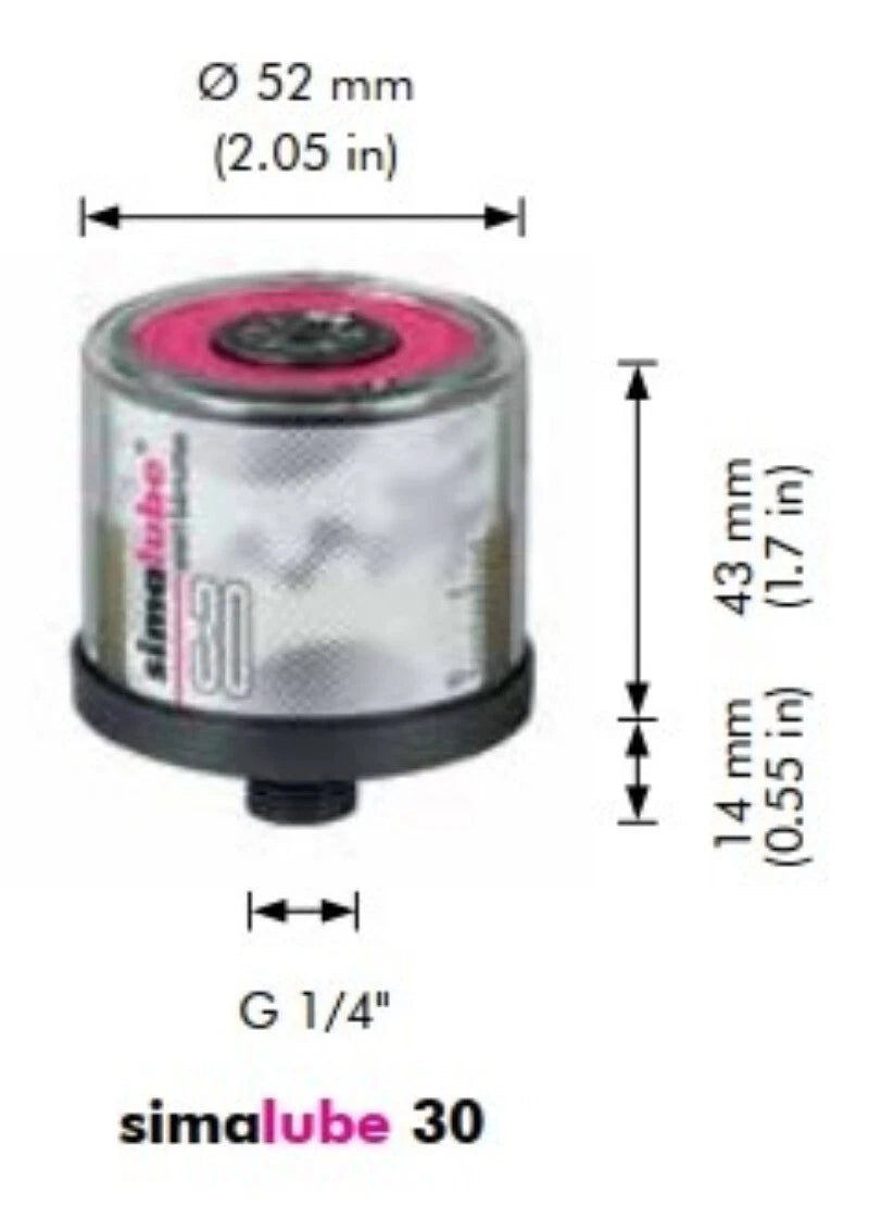 1PC  FIT FOR Automatic oiler SL01-30 Automatic Oil Filler