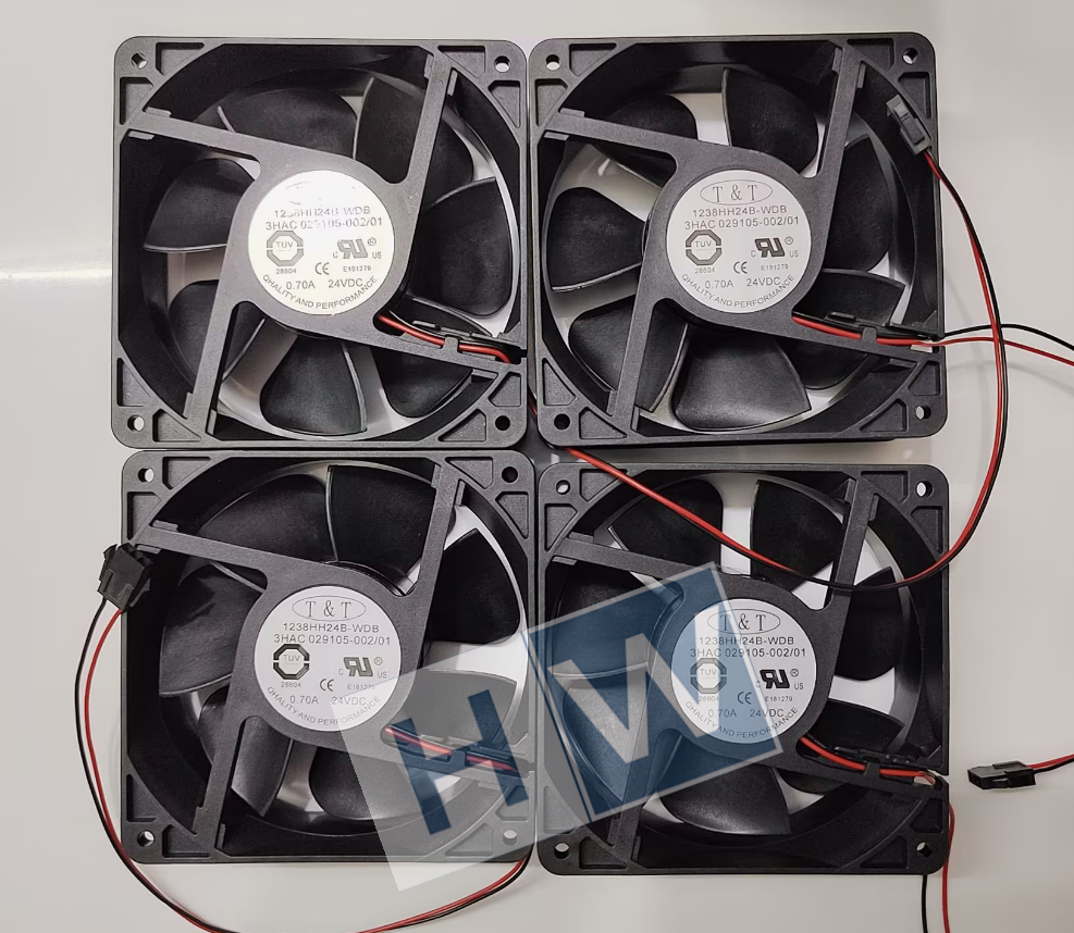 1PC 1238HH24B-WDB ABB Robot Controller Fan 3HAC029105-002/01 Cooling Fan 2-wire