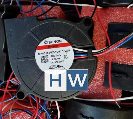1PC MF50152VX-1L01C-Q99 4-wire SUNON 24V 1.95W Blower Turbine Fan