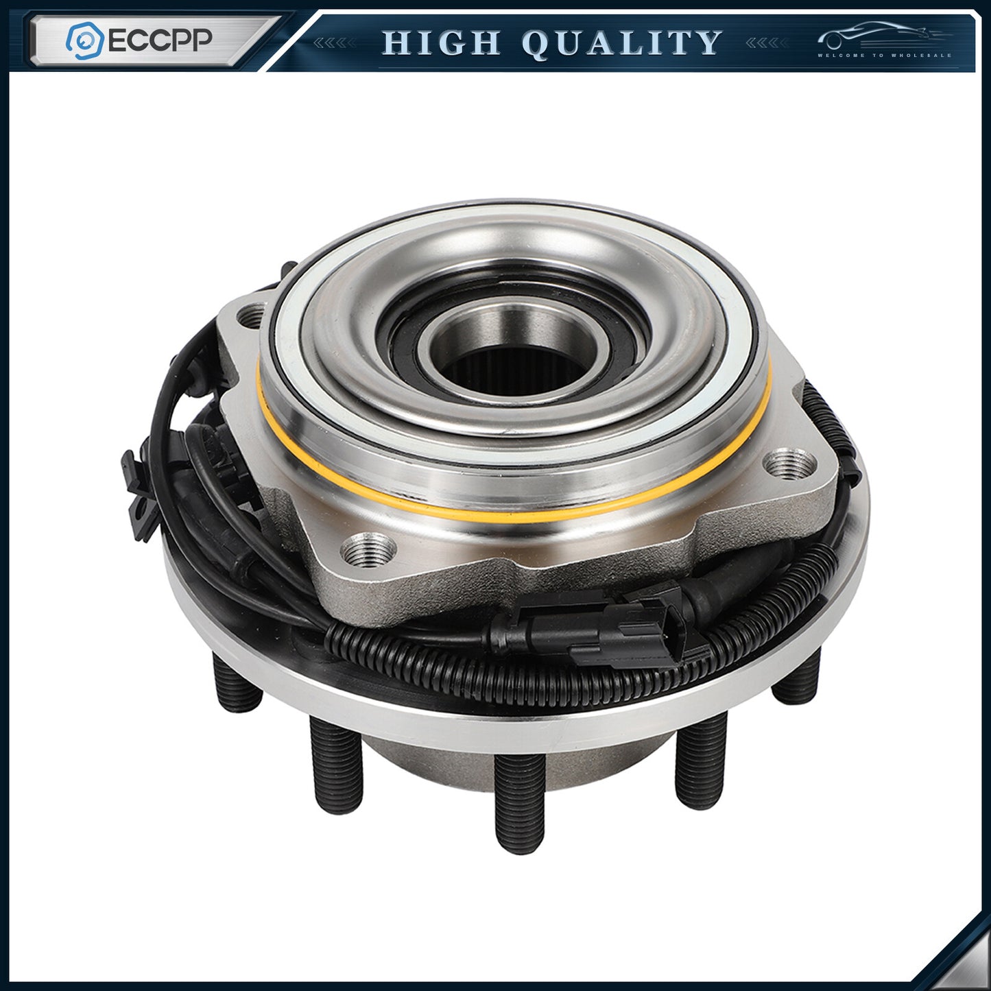 1Pc Wheel Hub Bearing Front 4WD For Ford F-450 F-550 Super Duty Cab & Chassis