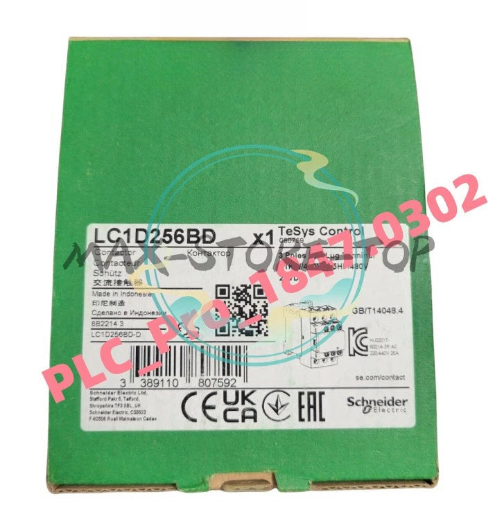 1PCS   Schneider LC1D256BD Contactor 25A 24VDC LC1D256BDC Fast delivery