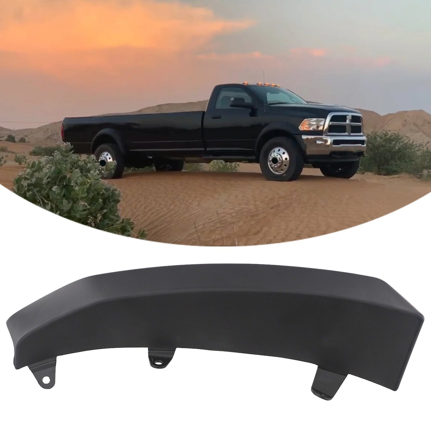 For Ram 4500 5500 LEFT DRIVER Side Wheel Opening Flare Molding 2011 2018