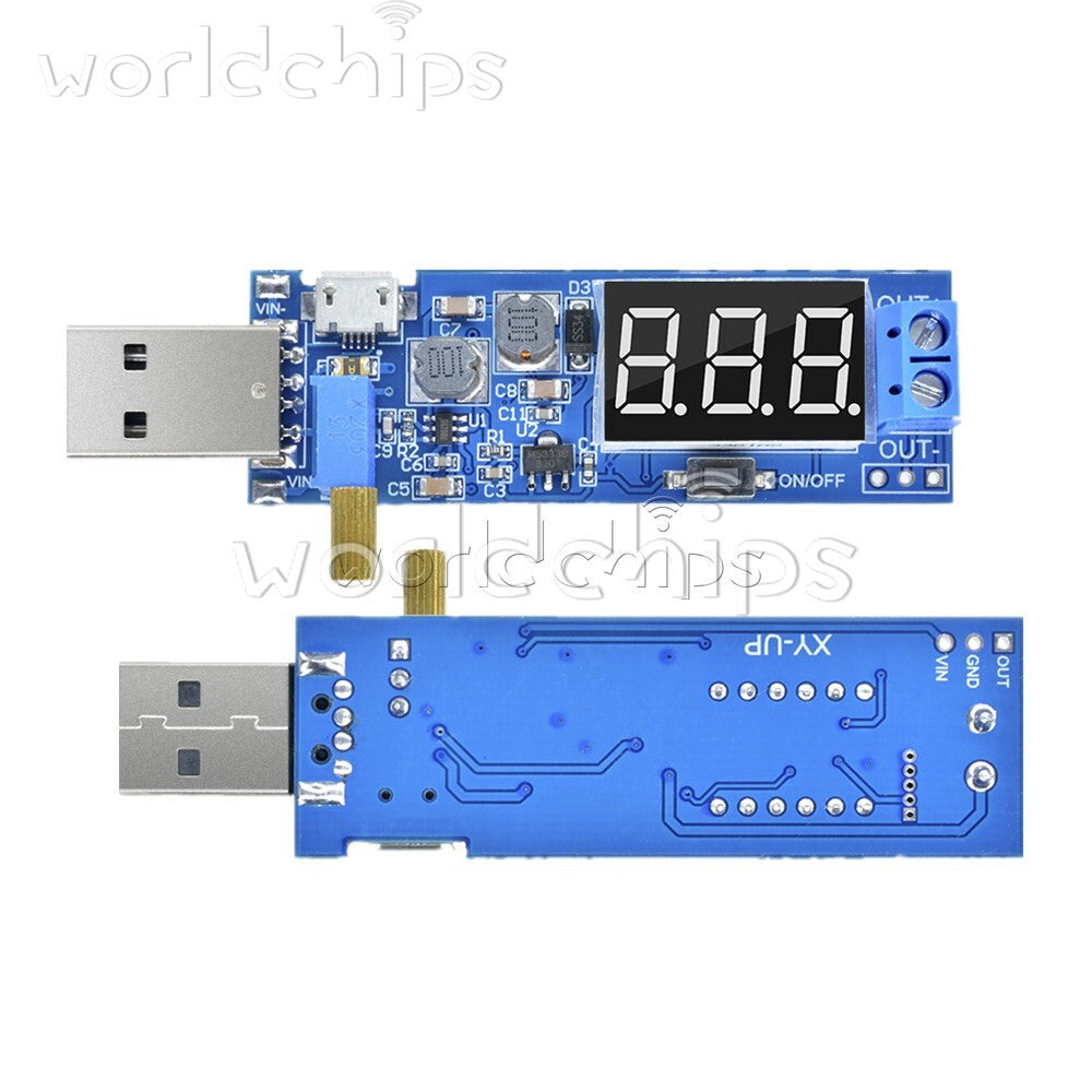 5PCS 5V to 1.2V~24V DC-DC USB Step-UP Step-Down Converter Power Supply Module