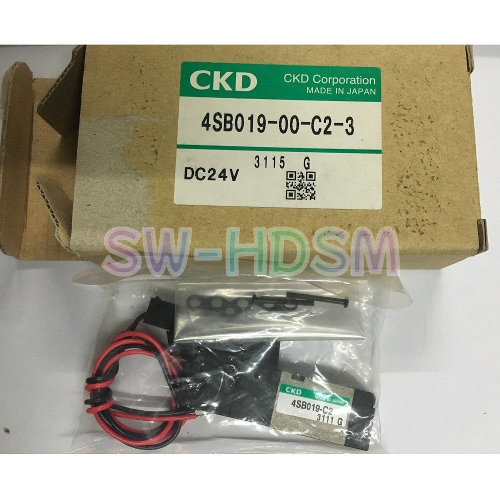 1PCS  for CKD 4SB019-00-C2-3 DC24V Pneumatic Solenoid Valve Freight Free