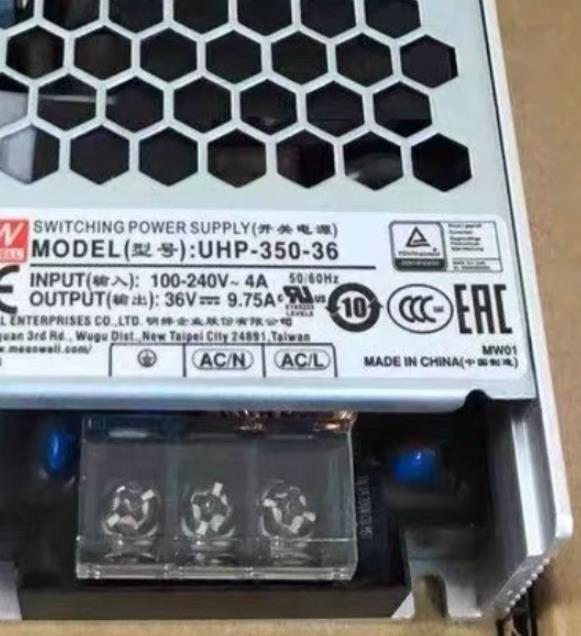 1/piece UHP-350-36 36V 9.75A MEAN WELL Switching Power Supply