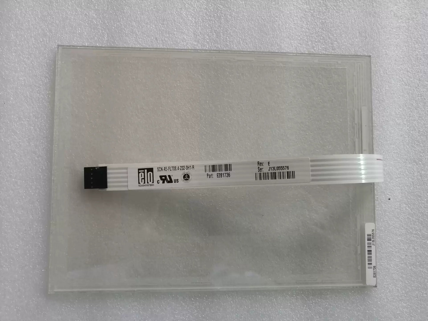 1/piece  E728349 SCN-A5-FLT06.4-Z10-0H1-R Glass TouchPad for ELO Touch Screen