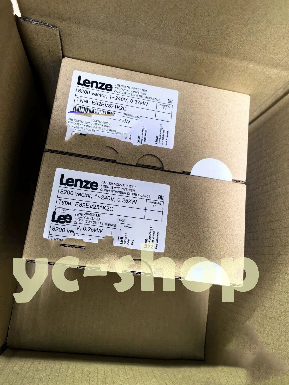 1PC Lenze E82EV371K2C   Servo Driver Fast #P