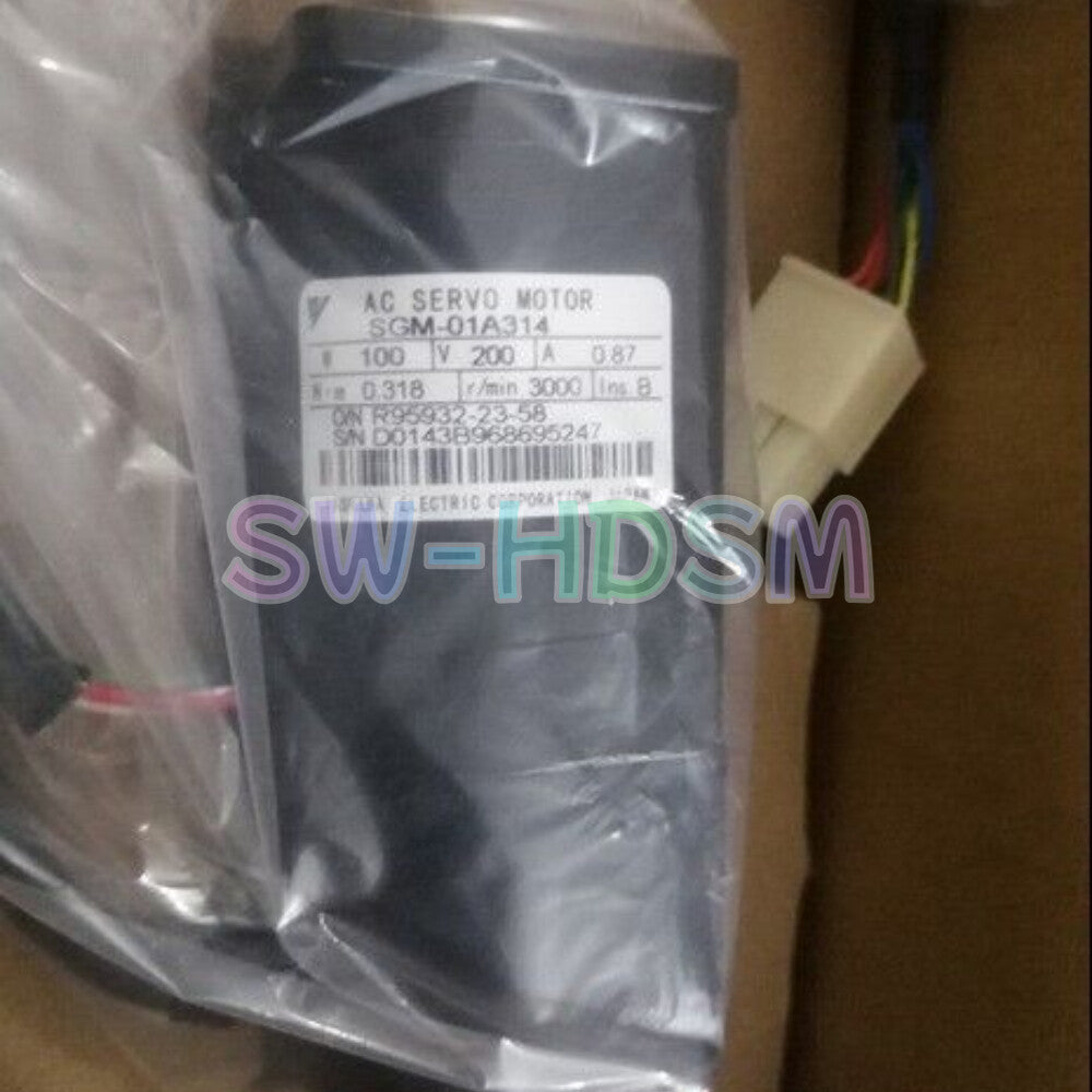1PCS  for YASKAWA SGM-01A314 AC SERVO MOTOR Freight Free