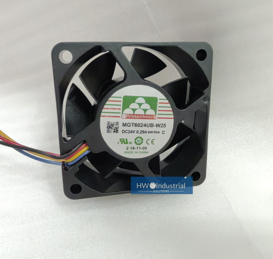 1/piece MGT6024UB-W25 Double Ball 6025 24V 0.29A 4-wire PWM Speed Control Fan