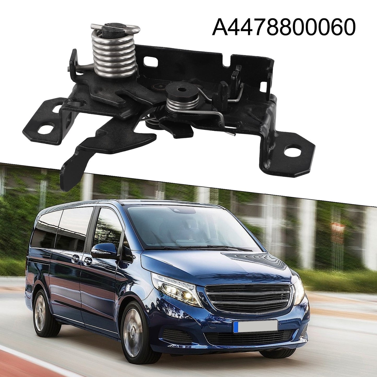 For Mercedes For Vito W447 Replacement Hood Lock Metal Black OEM A4478800060