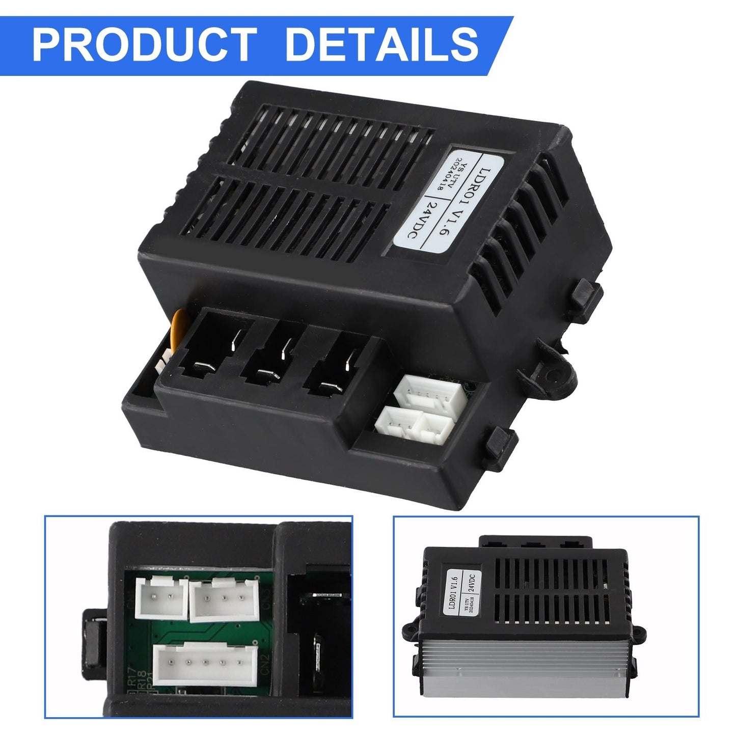 Superior 24V controller for For Children's vehicles with LDR01 JJF UTV