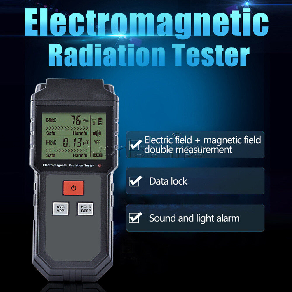 ET825 Electromagnetic Field Radiation Detector Tester Emf Meter Dosimeter