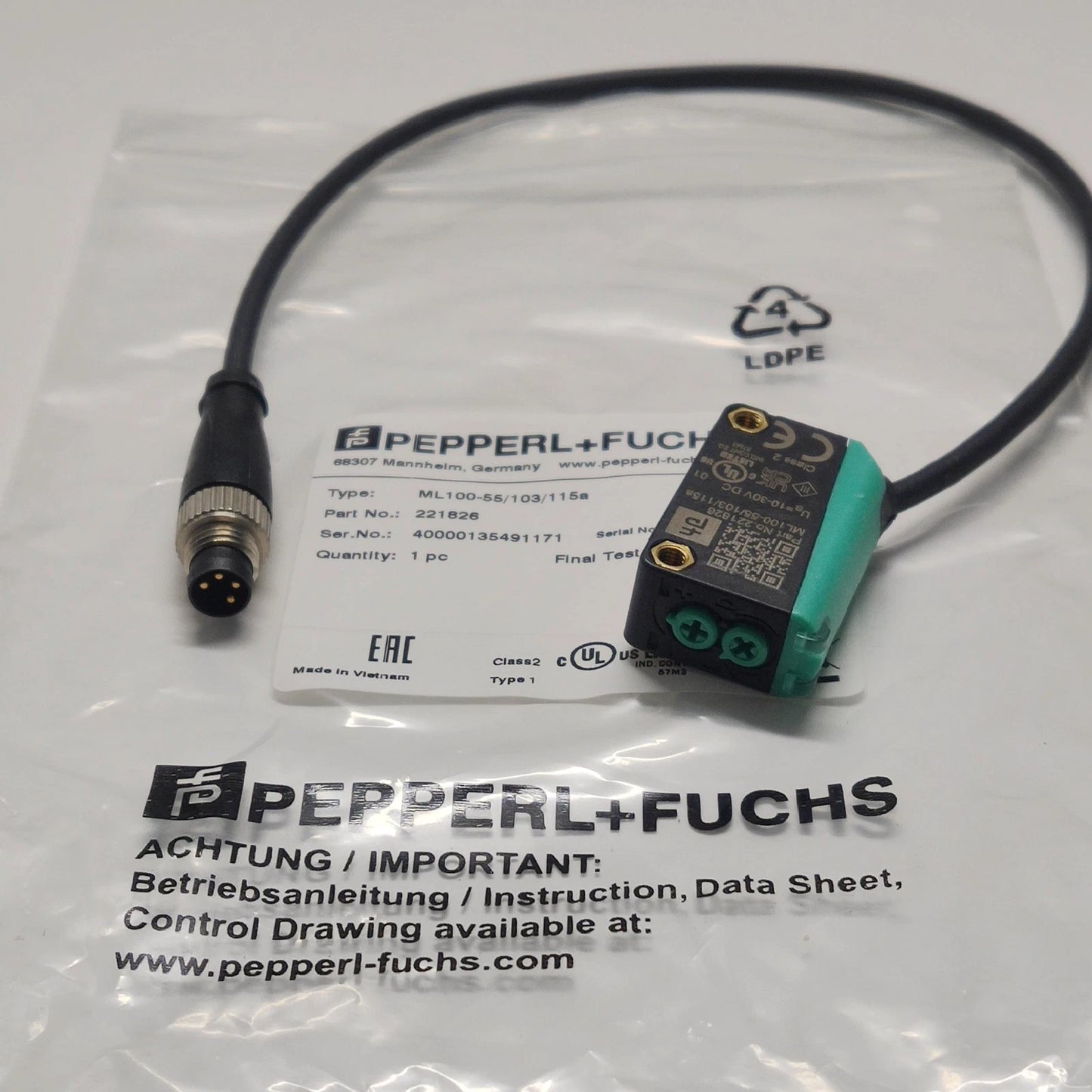 1 PC  Sensor  ML100-55/103/115A