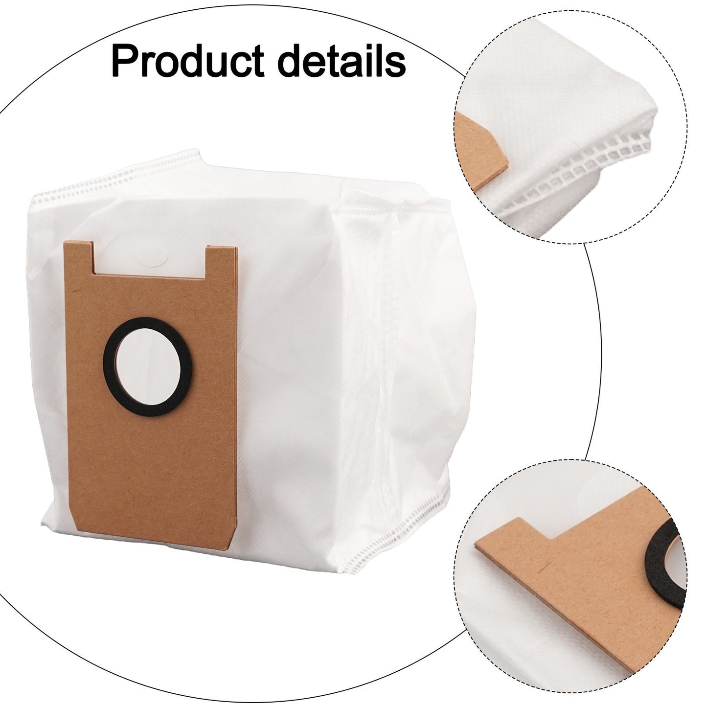 Easy To Install For Homes With Children Replacement Dust Bags Large Capacity