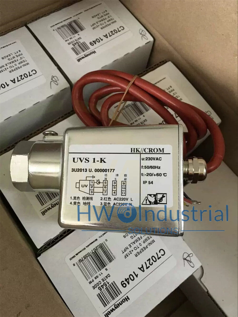 1/piece  UVS 1-K Detector UVS1-K 230v Burner Flame UVS1-K Probe