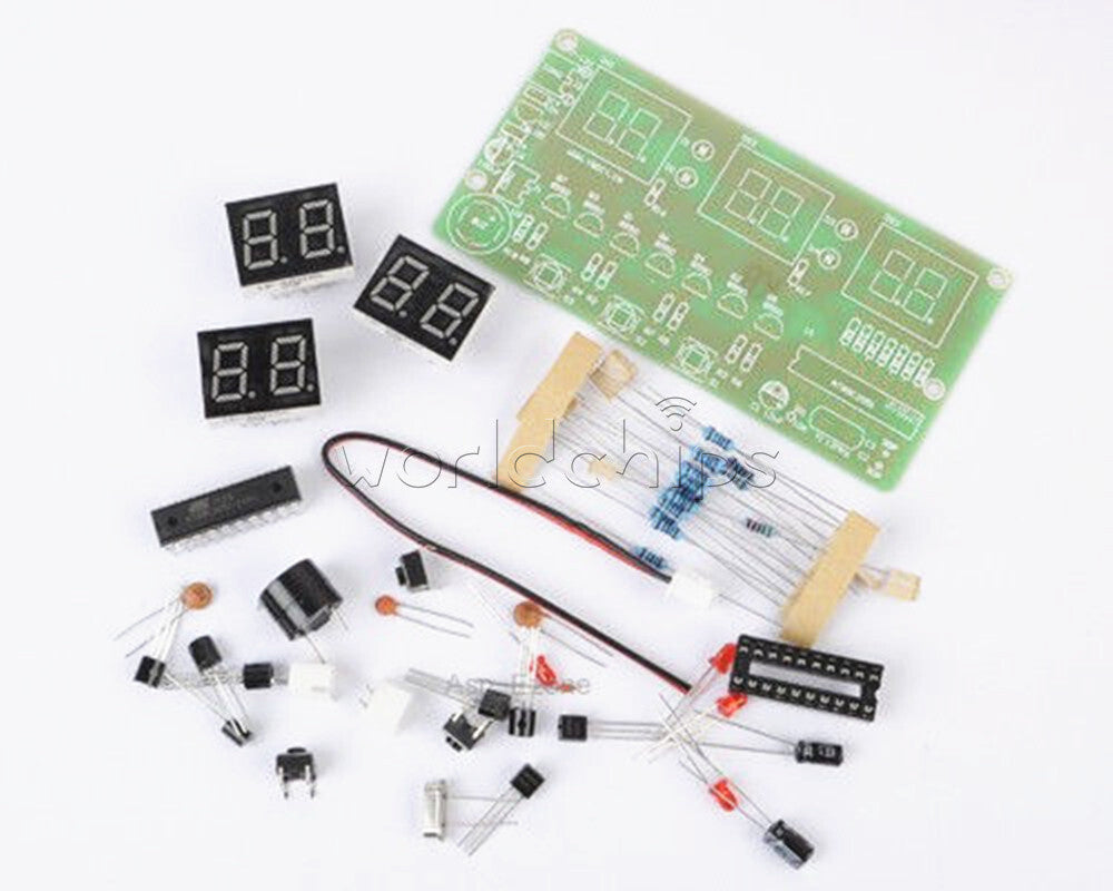 10Pcs 6-Bits C51 Digital Electronic Clock Electronic Production Suite DIY Kits