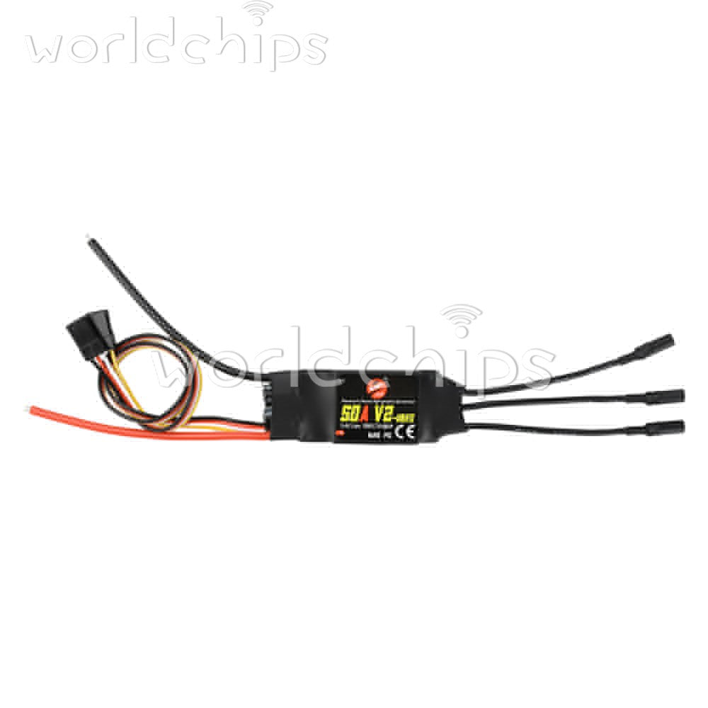 40A 50A Brushless ESC Electronic Speed Controller 3-4S for RC FPV Fixed-Wing