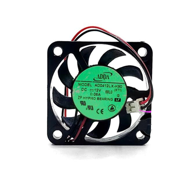 1Pc   ADDA AD0405MX-K90 AD0412LX-K90 AD0412HX-K90 2-wire ultra-thin fan 4CM