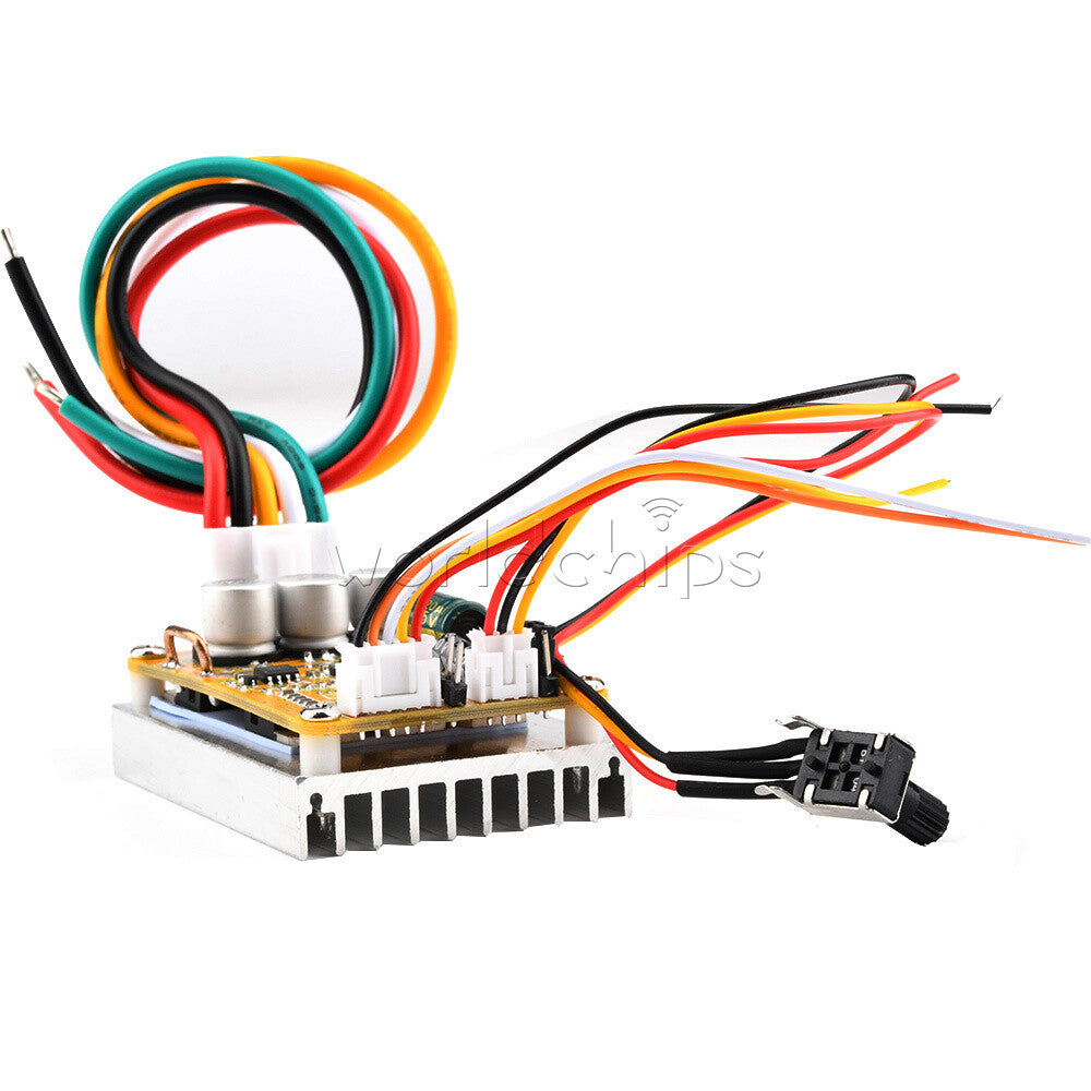 DC5V-35V 15A 350W BLDC Wide Voltage 3-phase Brushless With/Without Hall Driver