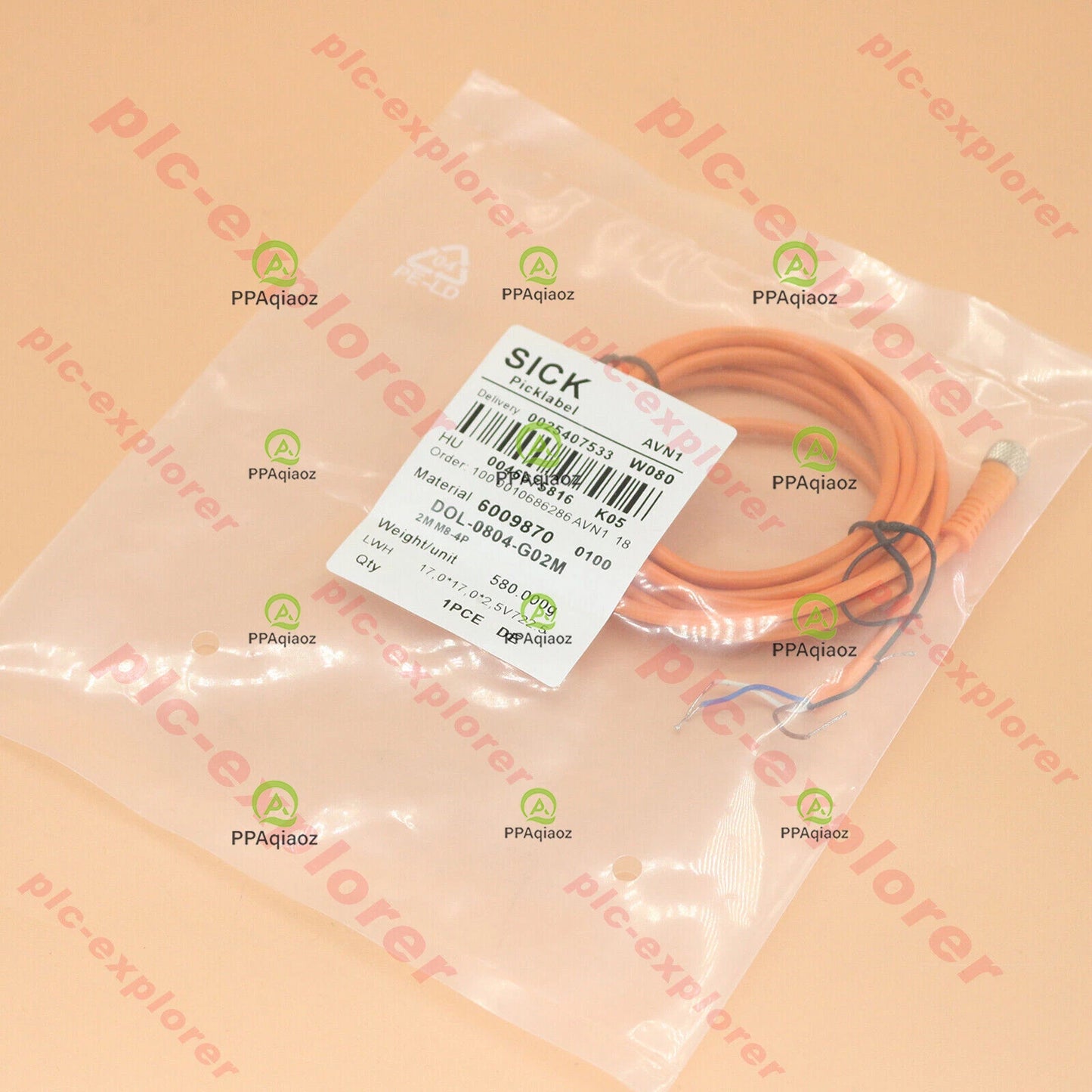 One   DOL-0804-G02M SICK Sensor Cable #P