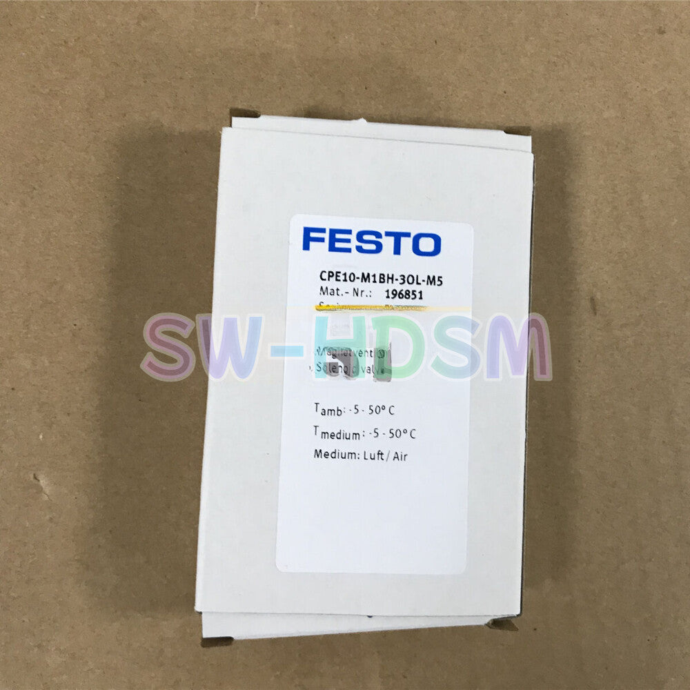 1PCS  Festo  solenoid valve CPE10-M1BH-3OL-M5 196851 freight free