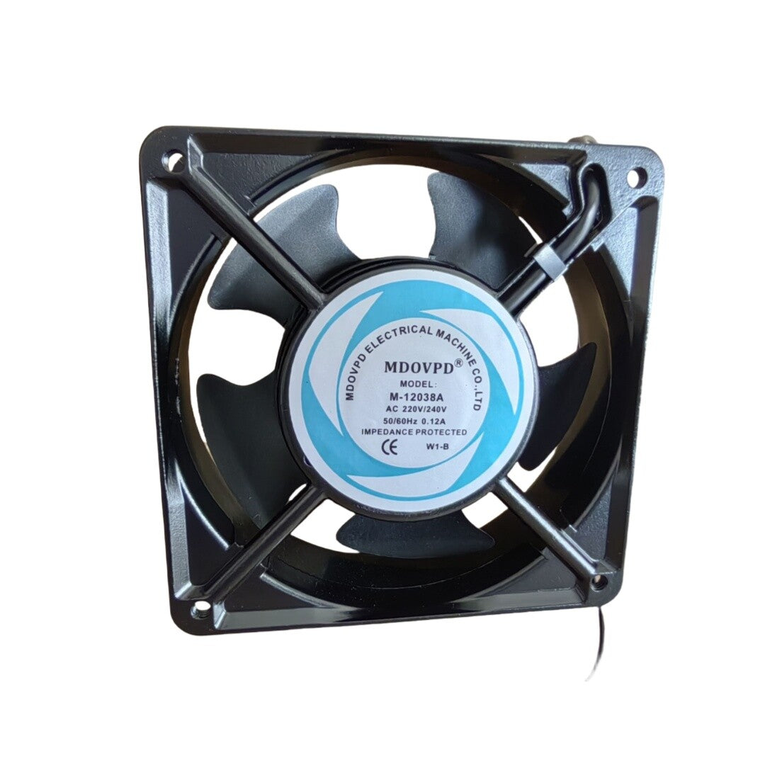 1Pc   MDOVPD M-12038A 220V 0.12A 12038 12CM Metal Cooling Fan
