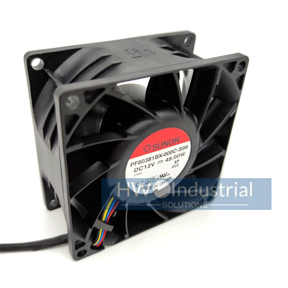 1/piece  PF80381BX-0000-S99 4-wire SUNON 8038 12V 48.00W 8CM Cooling fan