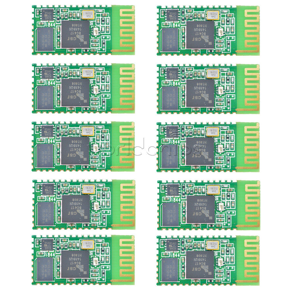 10PCS 30ft HC-06 Wireless Bluetooth RF Transceiver Module serial RS232 TTL Board