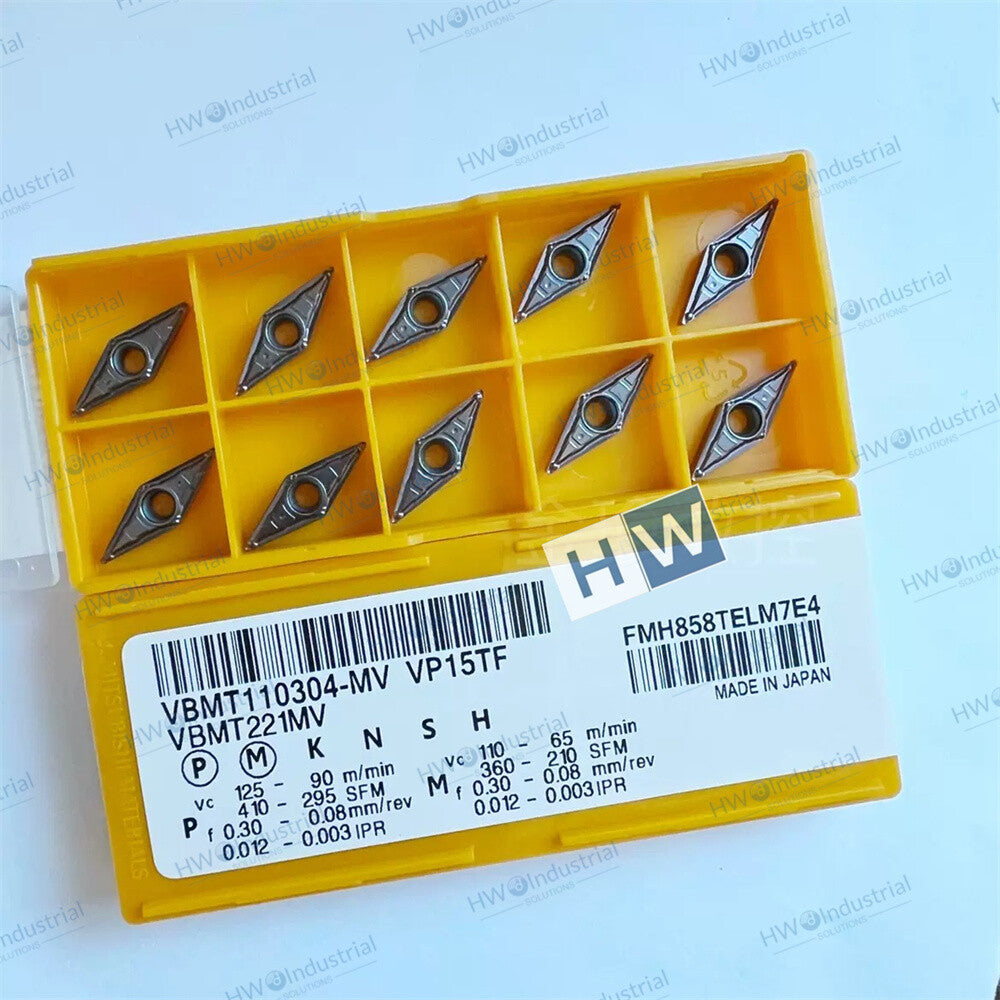 10piece/Box VBMT110304-MV VP15TF Mitsubishi CNC Inner Hole Boring Machine Blade