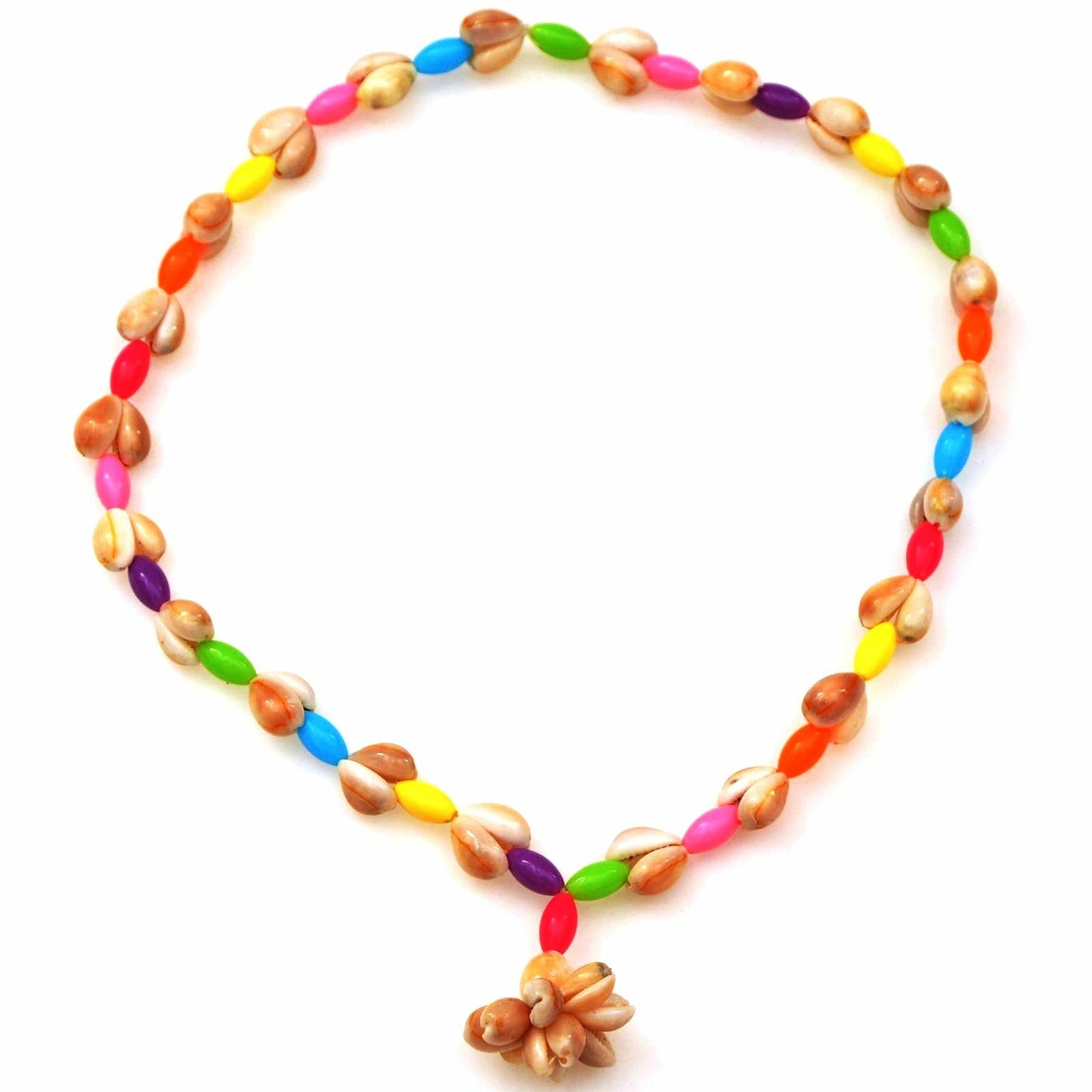 Beautiful Natural Conch Good Luck Shell Craft Hand Made Unique Jewelry Necklace