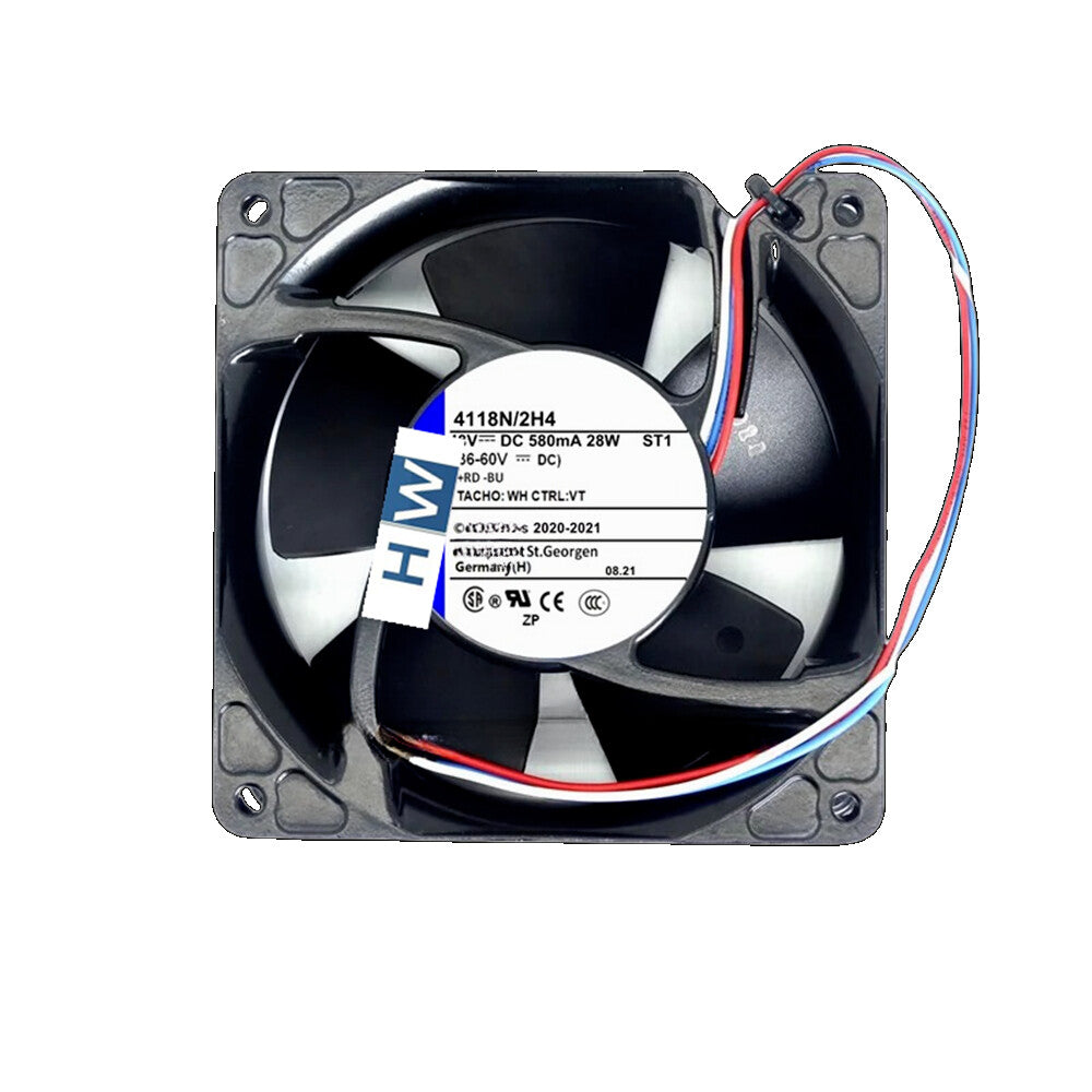 1/piece 4418F/12 48V 115mA 5.5W 12025 12CM Equipment Axial Flow Cooling Fan
