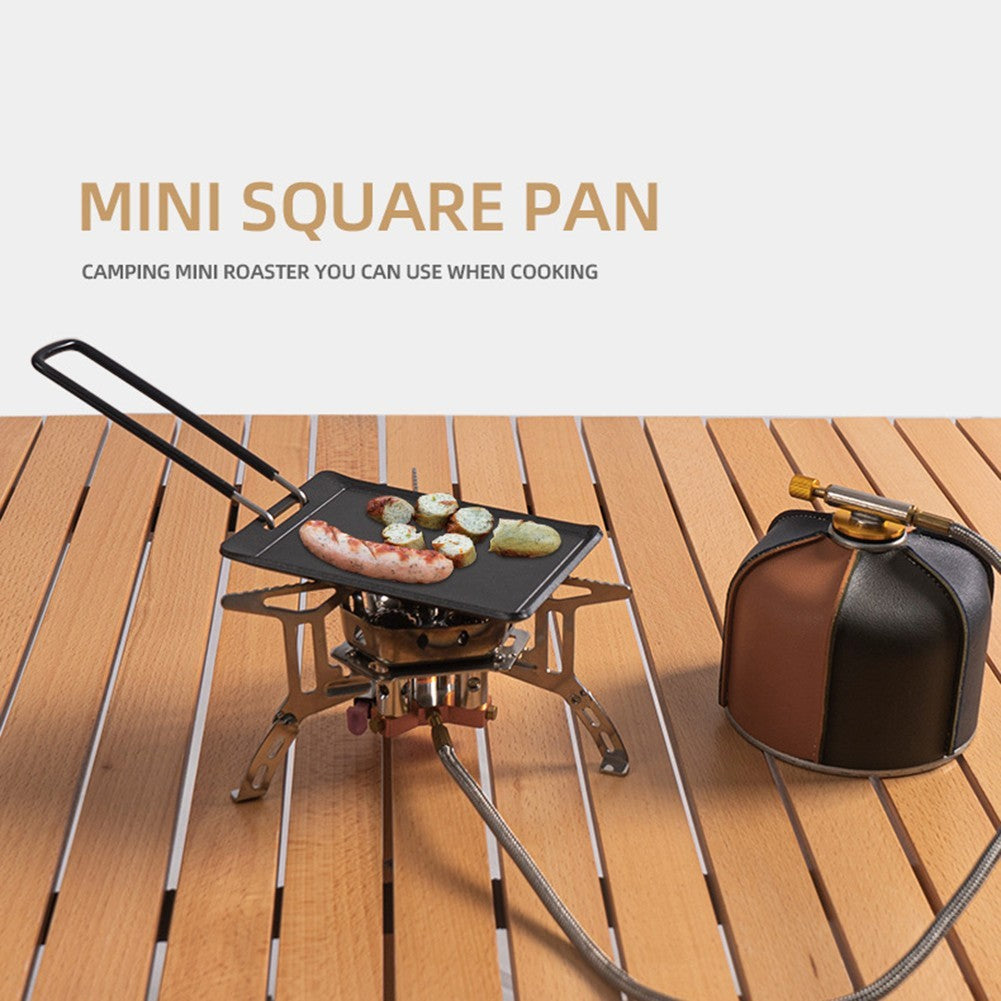 Lightweight and Easy to Carry Single Camping NonStick Frying Pan Plate
