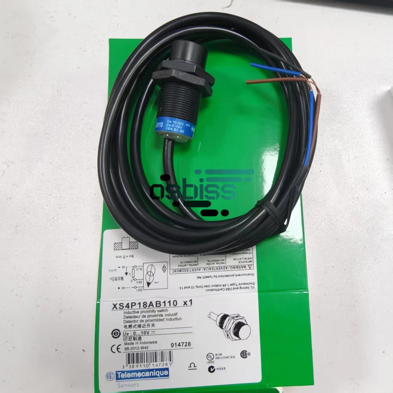 1X Telemecanique Proximity Switch Sensor XS4P18AB110 Free Shipping #P
