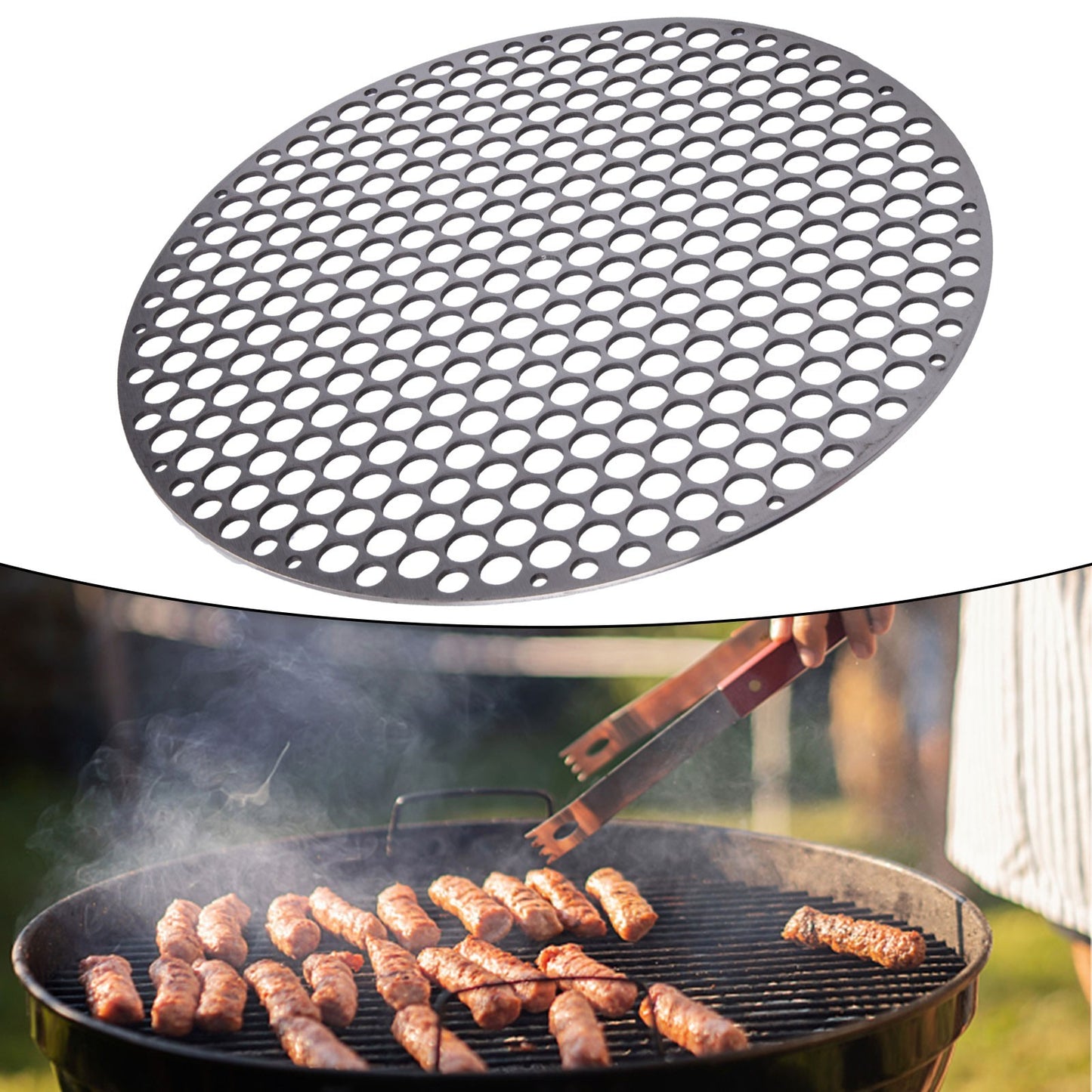Stainless Steel Wire Rack BBQ Mesh Mat for Grilling Roasting and More!