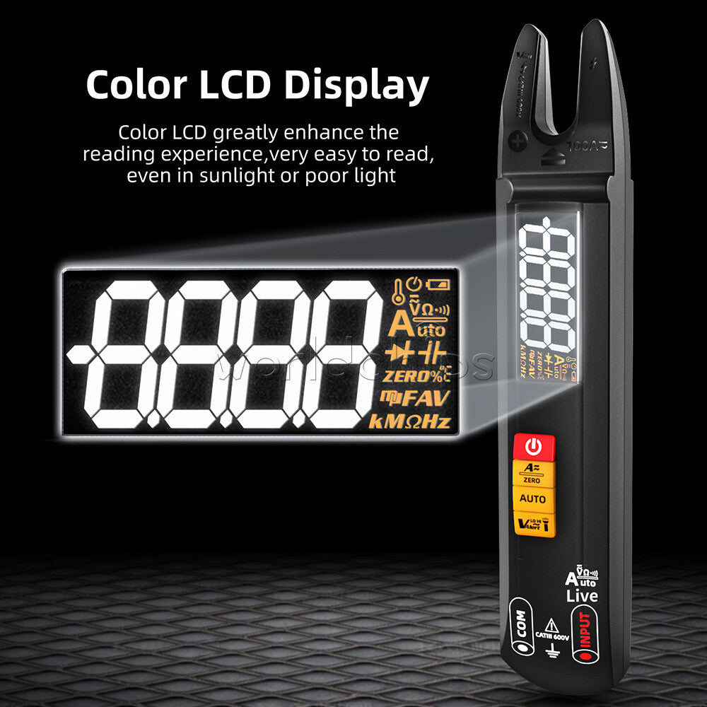 BSIDE U0 Digital Clamp Meter DC AC 100A Smart Ammeter Pliers Multimeter Voltage