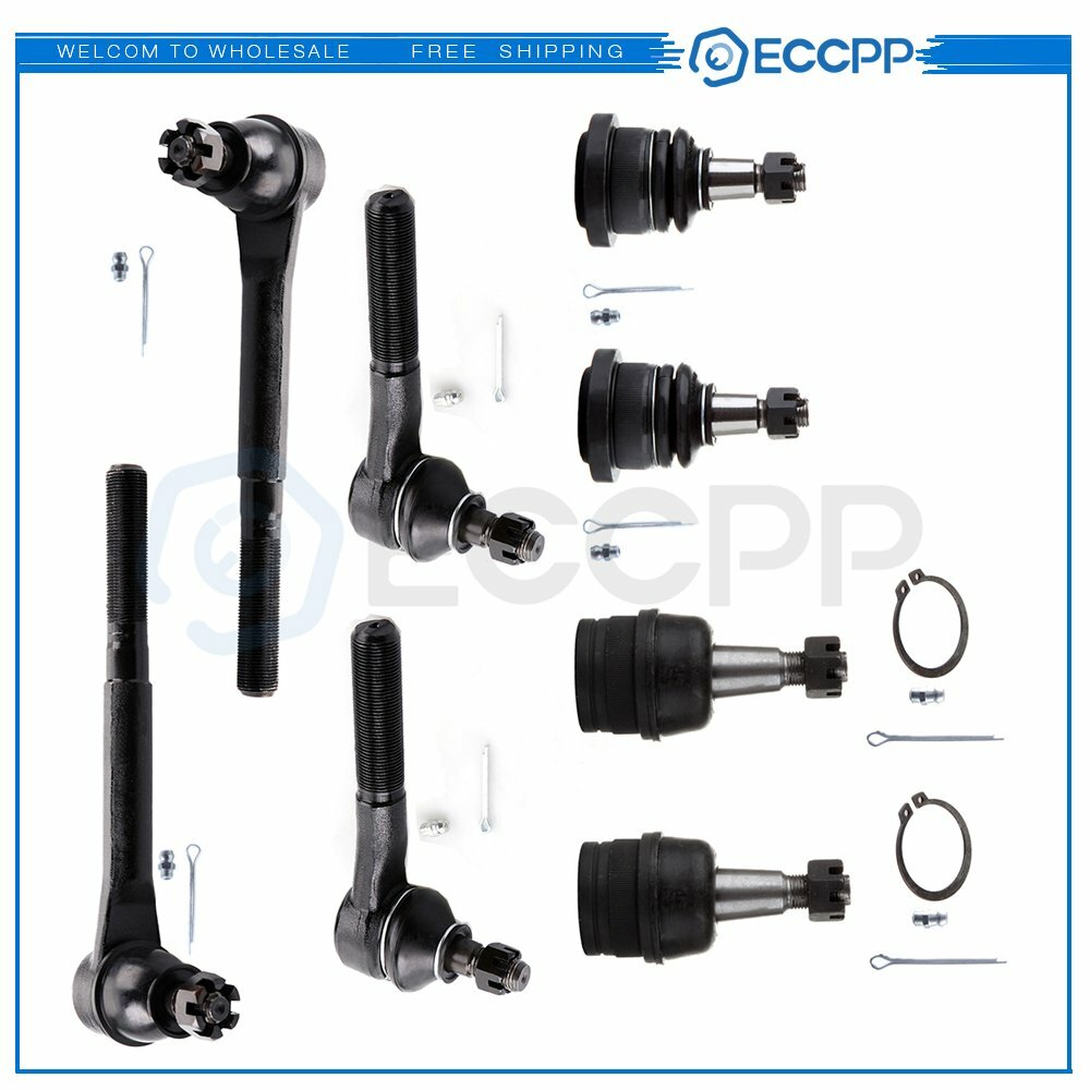 8pcs For 1997 1998 1999 Dodge Ram 1500 2WD / RWD Front Tie Rod Ends Ball Joint