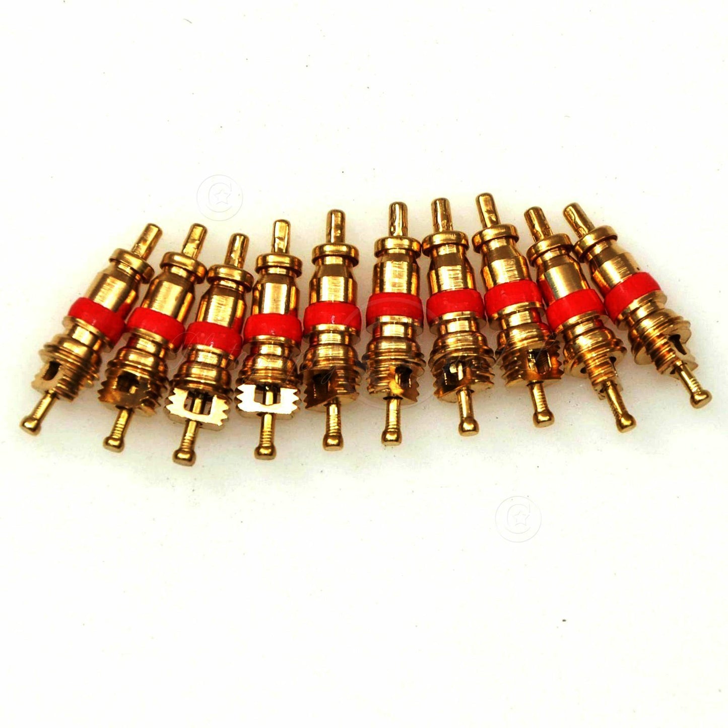 10x American Bike Valve Core+Wrench+Caps for Bicycle Inner Tube Repair Tools Set