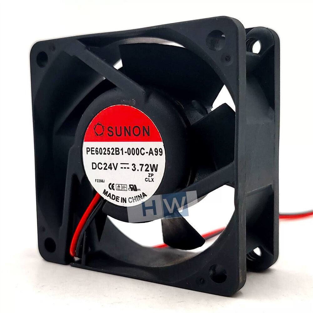 1/piece PE60252B1-000C-A99 24V 3.72W 6025 6CM SUNON Inverter Cooling Fan