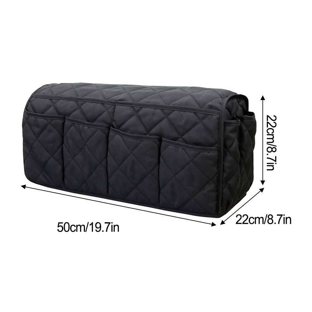 Waterproof Armchair Caddy Organizer for Sofa Armrest with Multiple Pockets