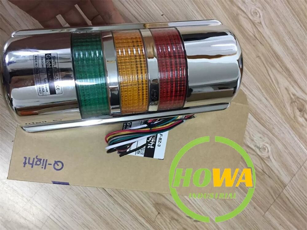 1/piece  Q-LIGHT Three Color Warning Light SWTLF-BZ-3 DC24V RAG