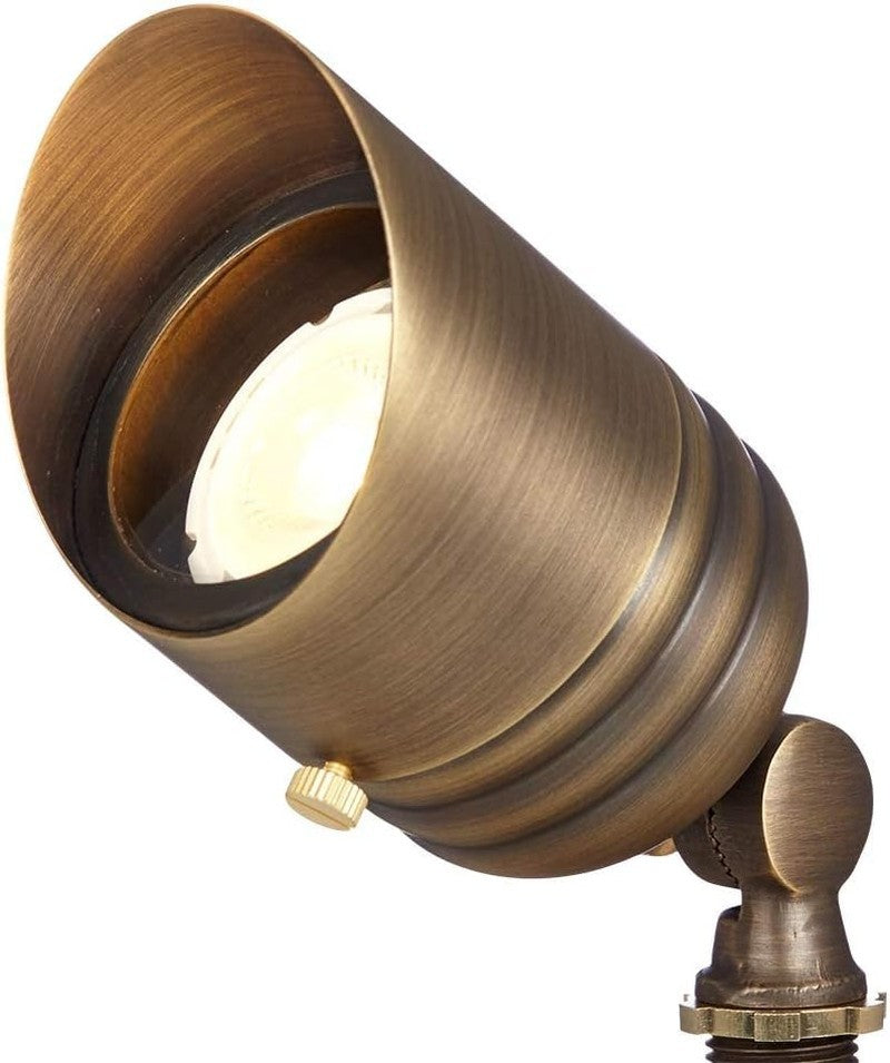 Outdoor LED Spotlight, 12V Bronze, 5W 2700K - 400 Lumen, Landscape Lighting