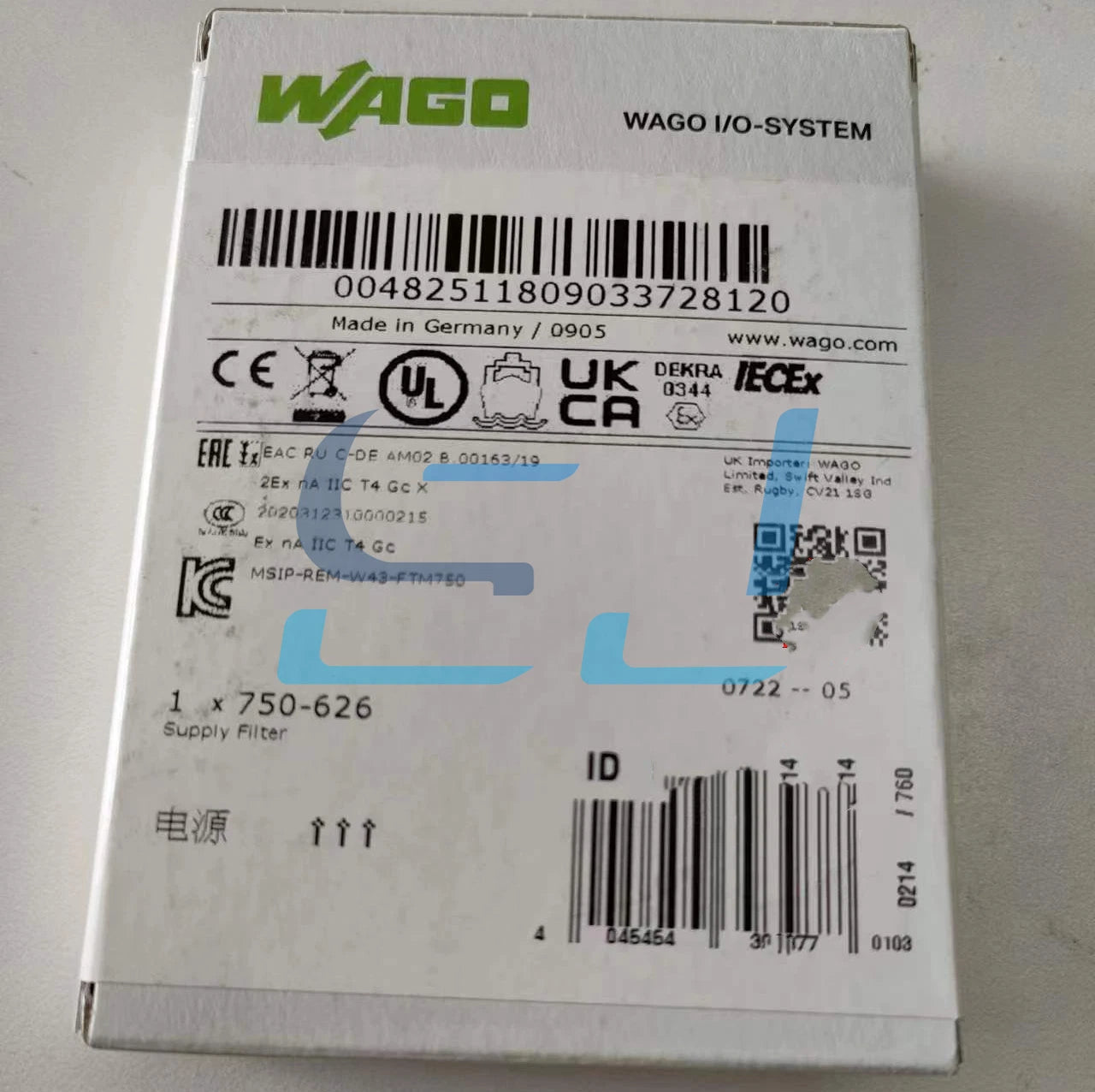 1PC   WAGO 750-626 Programmable Logic Controller Module 750-626 #P