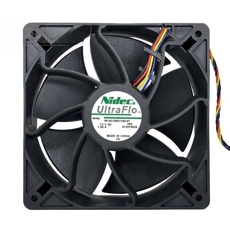 6000RPM 120mm 12cm PWM High Speed Cooling Fan W12E12BS11B5-07 12V 1.65A 4-Pin