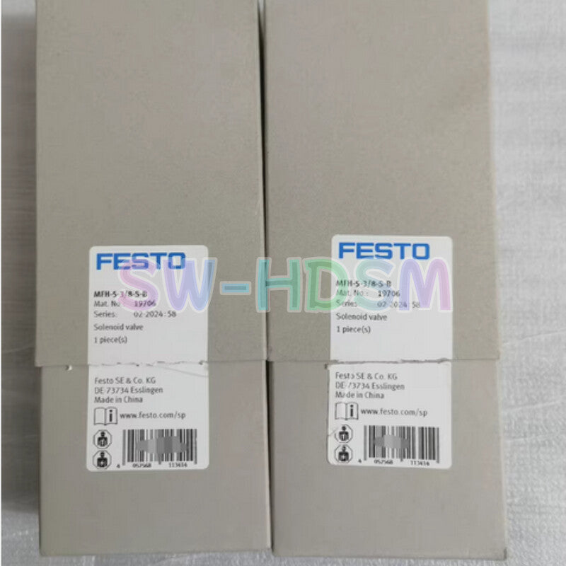 1PCS  For FESTO MFH-5-3/8-S-B 19706 Solenoid Valve freight free