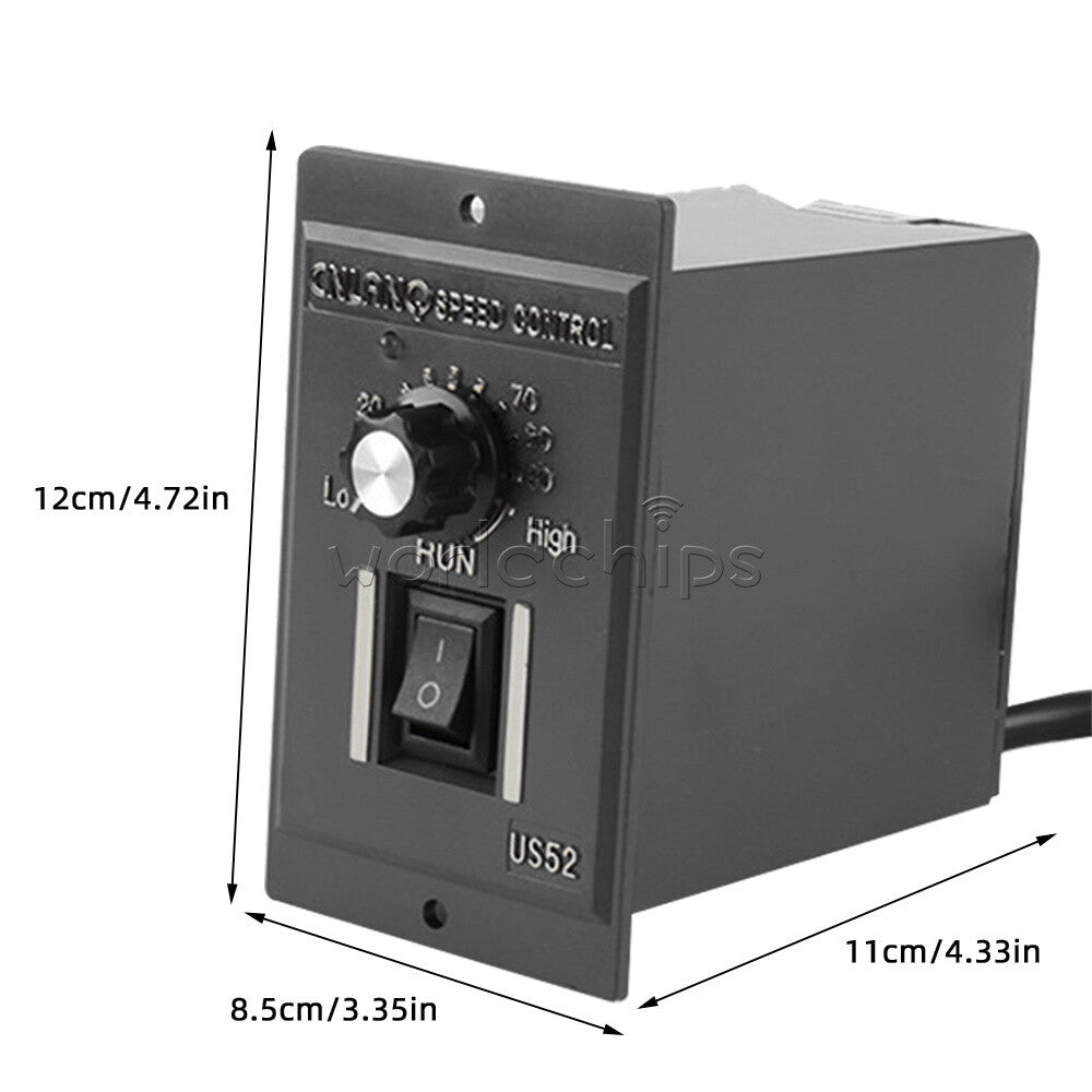 AC220V 400W US-52 Motor Speed Controller Governor Speed Regulator Swtich 50/60Hz
