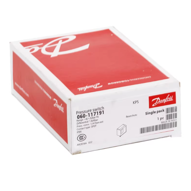 1PC DANFOSS KP5 060-117191 Pressure Switch