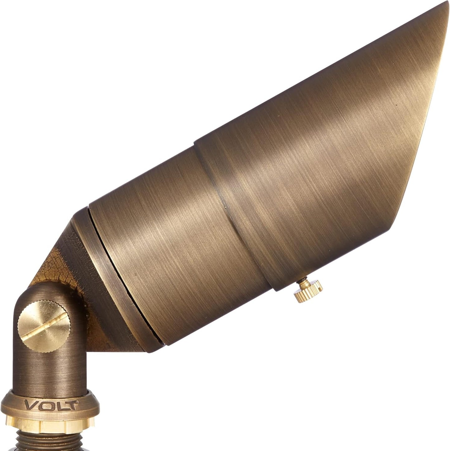 12V Cast Brass Outdoor Spotlight, Top Dog - Bronze, for Landscape Lighting