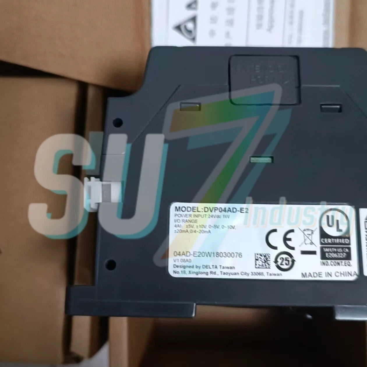 DELTA DVP04AD-E2 PLC Module# 1pcs    In Box
