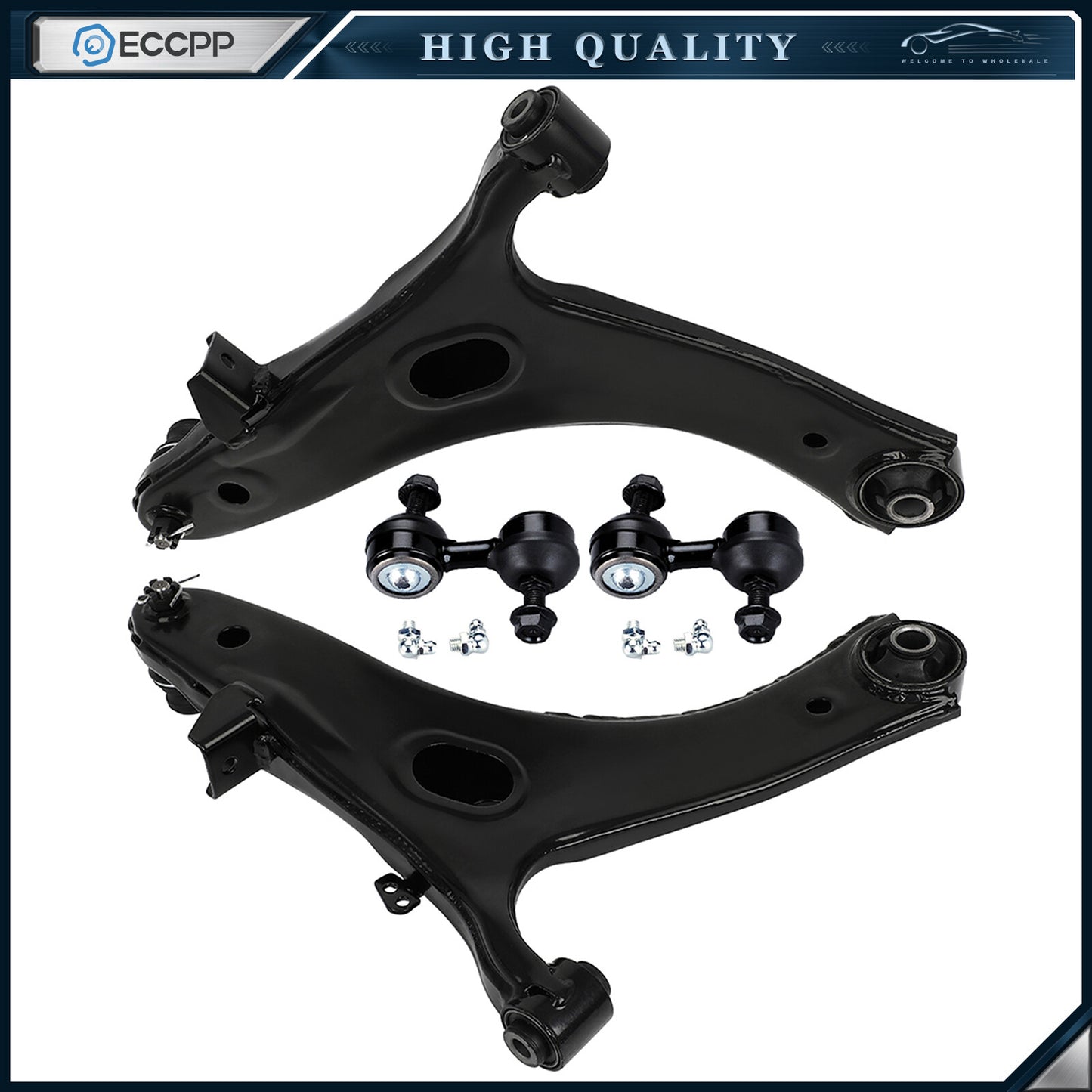 Front Sway Bar End Link Control Arm with Ball Joint For 2011-2014 Subaru Impreza